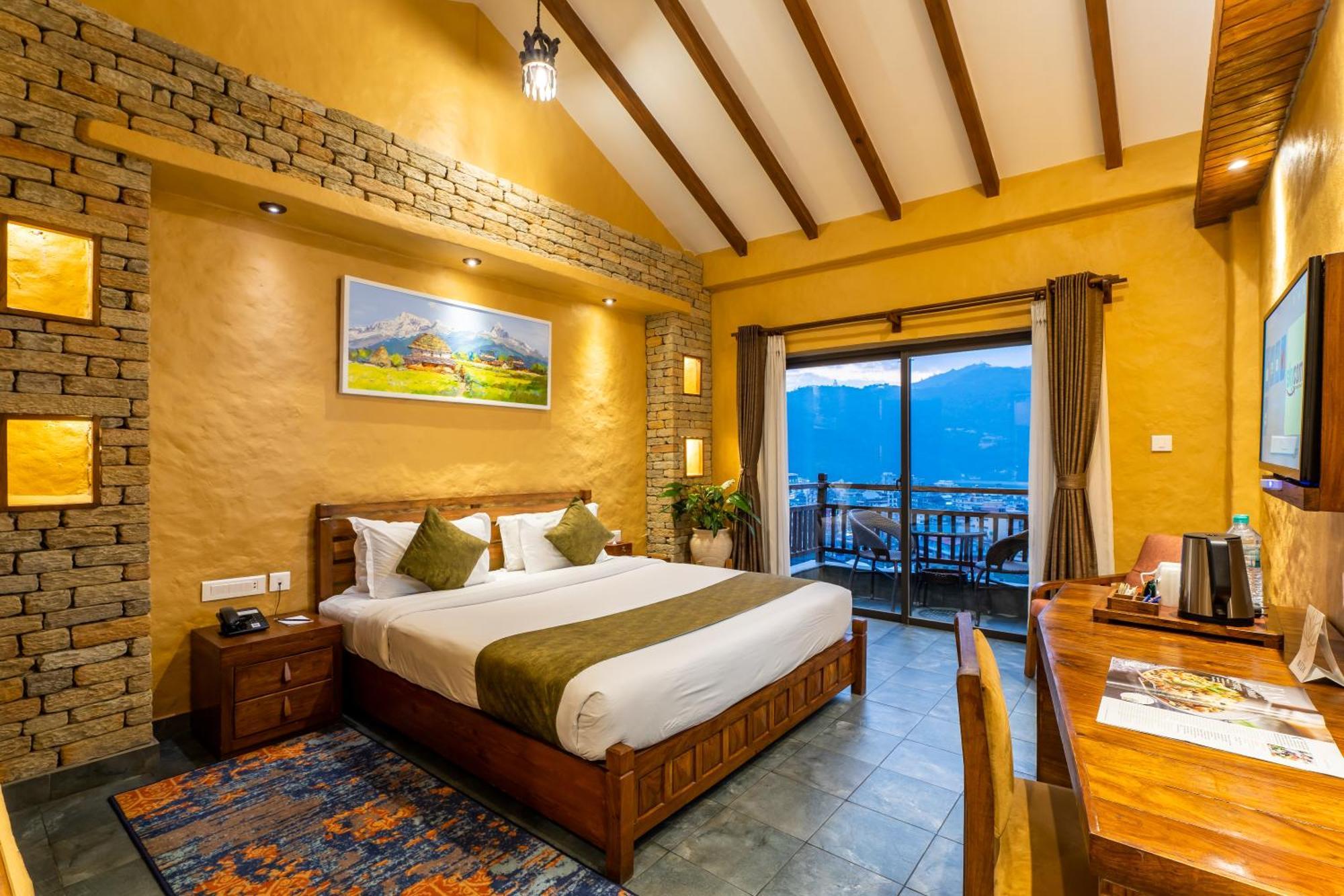 Bar Peepal Resort Pokhara Dış mekan fotoğraf Deluxe Room